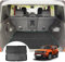 GAFAT J eep Renegade BU/Fia-t 500X 2015-2024 2025 Kofferraummatte, Leicht zu Falten, TPE Allwetter-Kofferraumwanne, Original 3D Scannen Hohe Kante Multifunktion Matte