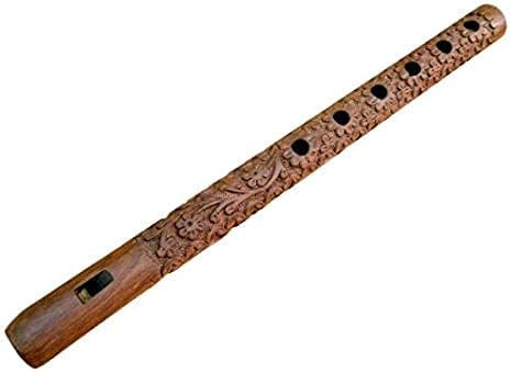 shamsi point flûte sculptée joueur en bois bansuri lord krishna nouvel instrument de musique flûtes