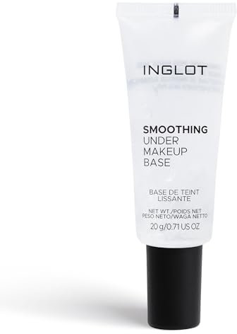 Inglot Under Makeup Base, Makeup-Unterlage für alle Hauttypen, Mattes, seidenweiches Finish, Verlängert die Haltbarkeit der Foundation, Absorbiert überschüssigen Talg, 20 g