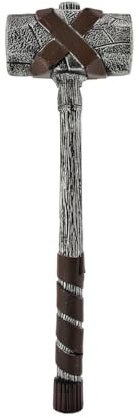 Marteau argenté adulte en plastique