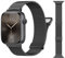 CeMiKa Bracelet Métallique Réglable Compatible avec Bracelets Apple Watch 41mm 40mm 38mm, Bracelet Inoxydable Double Magnétique pour iWatch Séries 9 8 7 6 5 4 3 SE SE2, Hommes Femmes, Noir