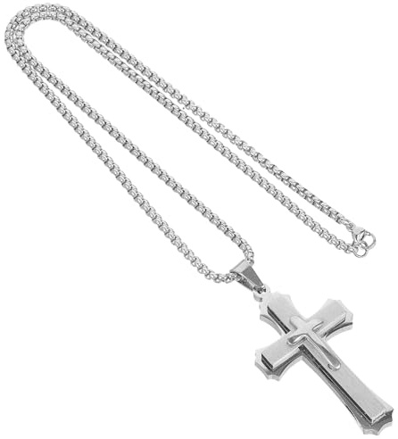 GARVALON Kreuz Für Rückspiegel Stilvolle Auto Deko Für Inneneinrichtung Robuste Und Elegante Hängedekoration Für Büros Und Mehr