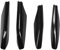 Dachträger-Endkappe, Farbechter Dachgepäckträger-Schalenschutz für GX470 2003–2009 (glänzend schwarz)