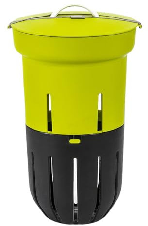 Moutta | Green In-Ground Worm Composter 12L | To be buried in your planter | Compost your organic waste | Perfect for feeding your plants