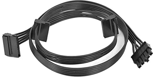 HSSDTECH 5Pin to 3 SATA-Stromversorgungskabel für Cooler Master VSM750 VSM650 VSM550 SATA Power Supply Cable (70cm)
