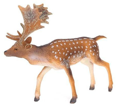 usefulbeauty Figura Fawn Whitetail, Figuras de Ciervo Decoración del hogar,Figuras Animales realistas Criatura Whitetail Estatua - Juega Juguetes educativos Salvajes pequeños Toppers de Pastel para
