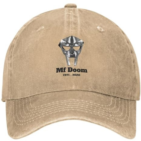 MF Doom Baseballkappe Klassisch Heavy Metal Band Frauen Männer Designer Hip Hop Hüte Frühling Vintage Jagd Camping Baseballmützen