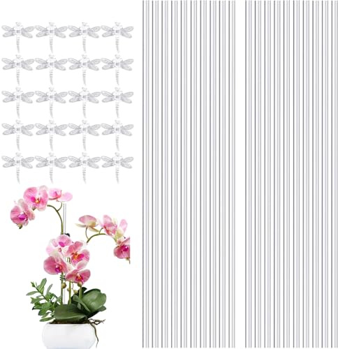 Garden Acrylstakes – Set mit 20 Botschaften zur Unterstützung von Pflanzen und Namen für Namen | Kletter-Blumenmarker für den Innen- und Außenbereich, ideal für Rosen