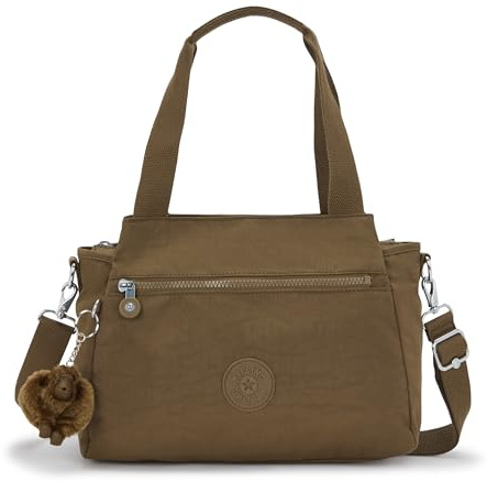 Kipling ELYSIA Mittelgroße Schultertasche, Schultertaschen, Smooth Khaki (Khaki)