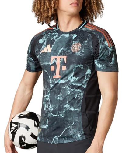 adidas FC Bayern Fußball-Trikot 24/25, Schwarz / Blau, Schwarz , L