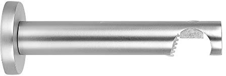 Träger Wandhalter Innenlauf Gardinenstangen Edelstahl Optik 1-läufig 20 mm