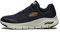 Skechers Arch Fit, Scarpe da Ginnastica Uomo, Navy Textile Synthetic Trim, 45 EU