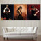 HDKSA Spanische Tänzerin Gemälde Auf Leinwand Lady Flamenco Figurative Kunst Moderne Kunstwerke Für Home Office Wand Dekor 50X70Cmx3 Kein Rahmen