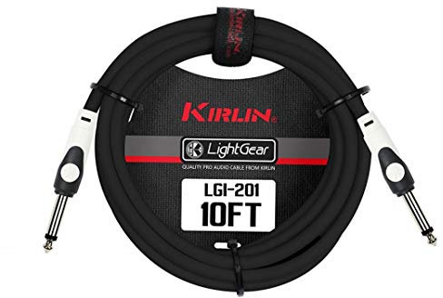 Kirlin - Cable Instrumento LightGear Lgi-201-3M Jack - Jack 20 Awg Negro - 8388-001