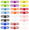 SEABABOO Wiederver Wendbare Markierer Party Wein Glas Marker Silikon Bunte Dekoration Silikon Cup Marker Trinken Drinks Mark Teebeutel Halter Flaschen Insgesamt 24 Mischfarben (Farbig, 24 Pcs)