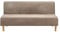 Mingfuxin Armlose Schlafsofabezüge, Stretch-Samt Futon Couchbezug Dicke weiche gemütliche Sofa Schonbezug Möbelschutz für 2-3-Sitzer armloses Klappsofa