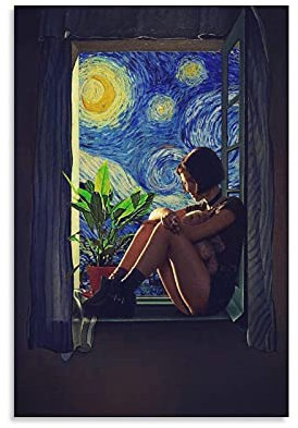 GNKIO Léon Perfect Killer Portman Natalie Hershlag Poster Dekorative Malerei Leinwand Wandkunst Wohnzimmer Poster Schlafzimmer Malerei 24x36inch(60x90cm)