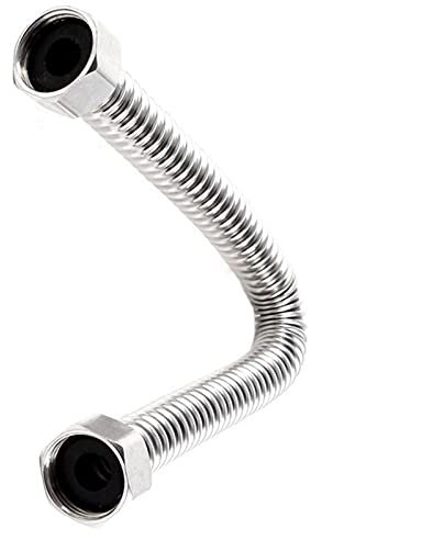 Duschschlauch Badezimmer 19mm Edelstahl Dusche Schlauch Dusche Schlauch 30 cm Silber Brauseschlauch