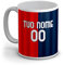 quickgadget Idea Arredo Casa Regalo Tazza Sport in Ceramica Sport per Tifoso Calcio Genoa, Personalizzato con Nome e Numero