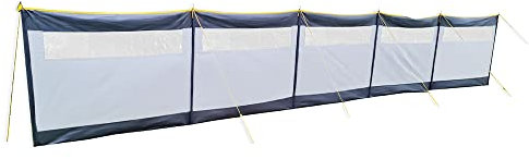 Maypole Leisure 5 Panel Steel Poled Windbreak, 8m Width