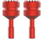Flycoo2 Telecomando Joystick in Metallo per DJI Mini 3 Pro per DJI RC Controller Bilancieri di Controllo di Sostituzione Pollice (Rosso)