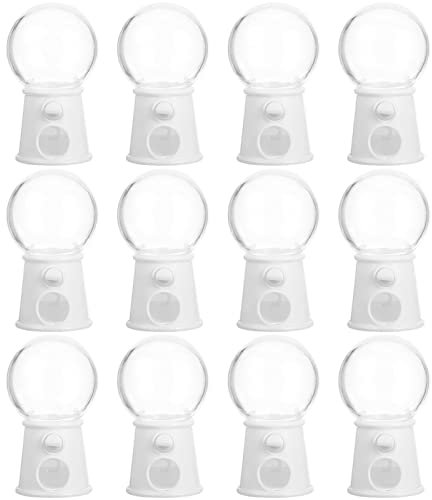 NUOBESTY Machine À Bonbons 12Pcs Machines Rotatives Attrape-Bonbons Mini Machine À Gomme Créative Jouet Distributeur De Bonbons Boîte À Bonbons pour Décorations De Gâteaux Mariage Fête