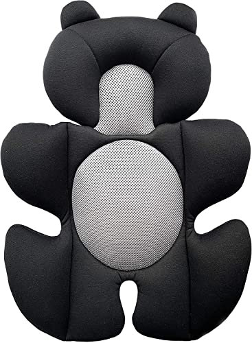 GanEn Baby Cozy Sleeping Head and Body Support Cushion for Stroller Car Seat High Chair (Black)