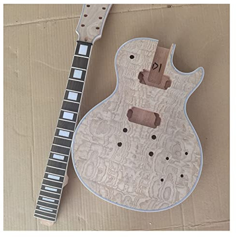 Gitarrenkörper Unfertiger Mahagoni-E-Gitarren-Nacken- Und Body Guitar Kit DIY. Teil Gitarrenkörper