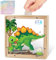 MHJY Spardose Kinder Sparschwein Jungen Mädchen Dinosaurier Sparbüchse Acryl- Sparkasse mit Personalisierten Buchstaben