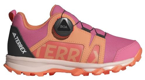 adidas Terrex Agravic Boa Trail Running Shoes, Scarpe, Pink Fusion/Putty Mauve/Core Black, 36 2/3 EU