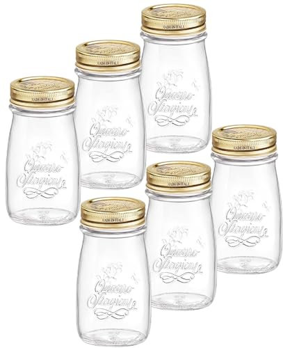 Emilja Joghurtglas | Einkochglas Quattro Stagioni 0,2L - 6 Stück