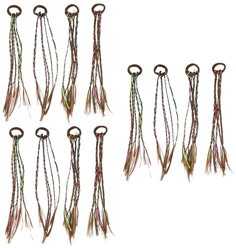 Holibanna 12 Stk Perücke Zopf Perücke Zöpfe Häkeln Sie Synthetische Dreadlocks Afrikanische Haarverlängerungen Geflochtene Perücke Kopfschmuck Häkeln Haar Weben Lockig Haarseil Plastik Kind