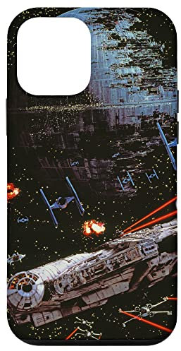 iPhone 12 mini Star Wars Return of the Jedi Death Star II Battle Black Case