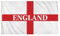 Drapeau de la Croix de St George avec Angleterre (1,5 x 0,9 m) Polyester Double Couture Œillets métalliques