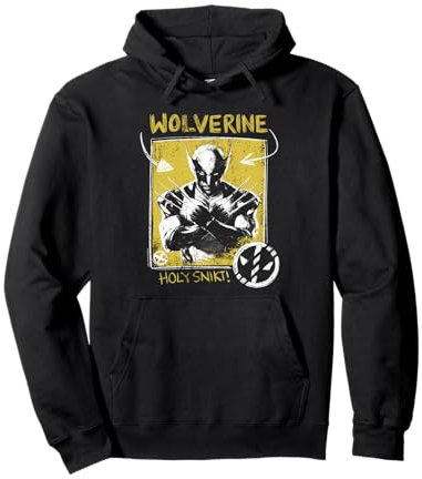 Marvel Deadpool & Wolverine Holy Snikt Wolverine Felpa con Cappuccio