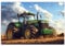 Schreibtischunterlage abwischbar für Kinder – Traktor Landwirtschaft – 60 x 40 cm – aus hochwertigem Vinyl - Made in Germany