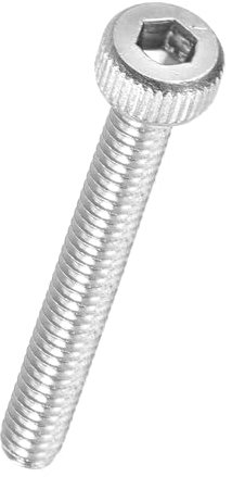 Kozelo 100 Piezas de Tornillos de Cabeza Hexagonal - [M2-0.4 x 16mm] Acero Inoxidable 304 Totalmente Roscados Con Allen Socket Drive para Motor Eléctrico Impresión 3D, Plata