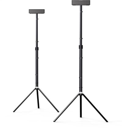 Ultimea Lautsprecherständer-Set, verstellbare Höhe für Nova S80, Erweiterbar von 62 cm bis 93 cm, Surround Sound auf Ohrenhöhe, Standlautsprecher-Halterung - 1 Paar