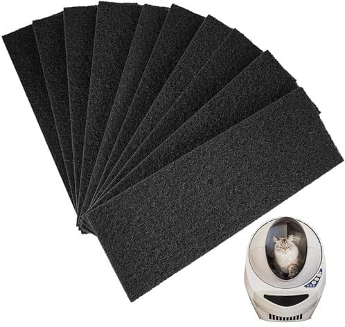 10 Pcs Activated Carbon Filters Compatible with Litter-Robot 3, Litter Box Filter Replacement for Litter-Robot Models to Absorb Odors Control Damp from Pets and Keep Home Fresh