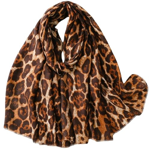 FAIRYGATE Leopard Print Scarf - Ladies Scarf Gifts for Women - UK Scarves 70037