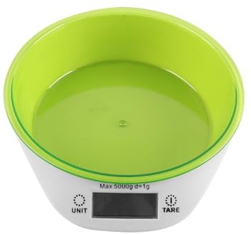 Ieron Kitchen Food Weighing Bowl Digital Pet Scale Bowl for Dog Food Convenient Practical Home Use Compact Purple Design for Accurate Weighing and Meal Prep