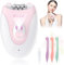 Depiladora para mujer, depiladora facial para mujer, 36 pinzas con luz LED, depiladoras inalámbrica, depiladoras facial y corporal