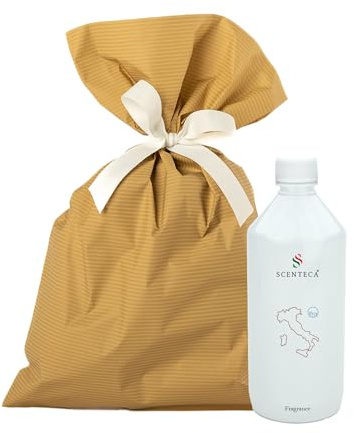 Ricarica per Diffusori a Nebulizzazione Atomizzata Scenteca, Profumo per Ambienti con Oli Essenziali Naturali di Limone, Geranio e Gardenia, per Casa e Ufficio, Fragranza Cuore Matto, 250 ml