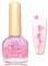 Virellay Nagellack Klar Glitzer, Glitzer Nagellack Durchsichtig auf Wasserbasis Ohne UV Lampe, Klarlack Langanhaltender Schnelltrocknender für Frauen DIY zu Hause, 10 ML (Klar Rosa Glitzer, 10 ML)