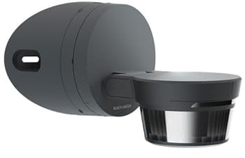 Busch-Jaeger Busch-Wächter® Set:Busch-Jaeger 6851/28-135-WL 280° Wireless Bewegungsmelder mit Steuerung via Bluetooth App Flexible Montage Kabellos + 6851/EA-135 Eckadapter Anthrazit