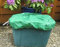 Recycling Bin Cover, Pack of 3, Green, Waterproof Protection for Council Bins