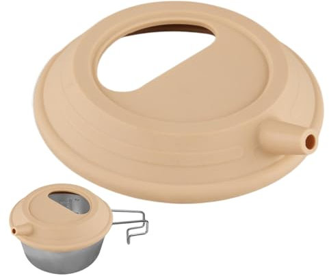 Pesconi de silicona - Tapa de olla preparada a mano, tapa de silicona para hornear, cubierta para ollas de camping | Tapa de cuenco en casa, tapa resistente al