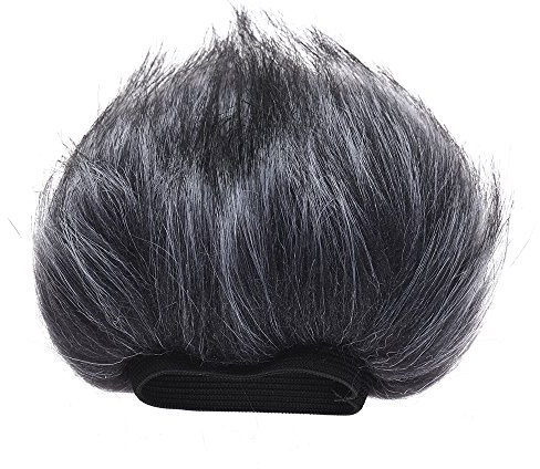 ANGGREK Adjustable Elastic Band Compact and Lightweight Premium Quality Artificial Fur Microphone Windscreen Muff Universal Compatibility for Zoom H1 H2n H4n Pro H6 D50 D100 Effective