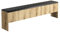 trendteam smart living - Esteban - Sitzbank - Evoke Eiche/Anthrazit - Aufbewahrungsbank inklusive Polsterung - (BxHxT) 185 x 54 x 30 cm - Polsterbank mit Stauraum