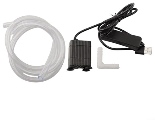 Mini pompe à fontaine USB avec contrôle du débit réglable, parfaite pour aquariums et installations d'eau intérieure (A)